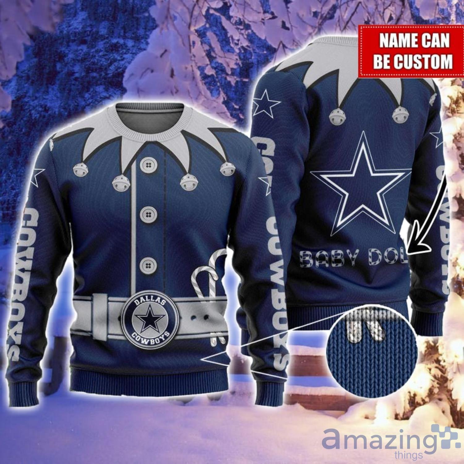 Dallas Cowboys Ugly Sweater Sweatshirt, NFL Cowboys Christmas Ugly