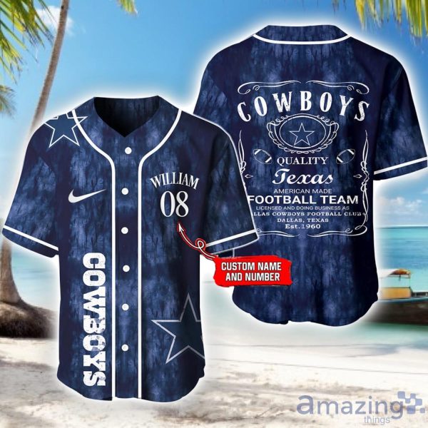 Dallas Cowboys Custom Pet Stretch Jersey