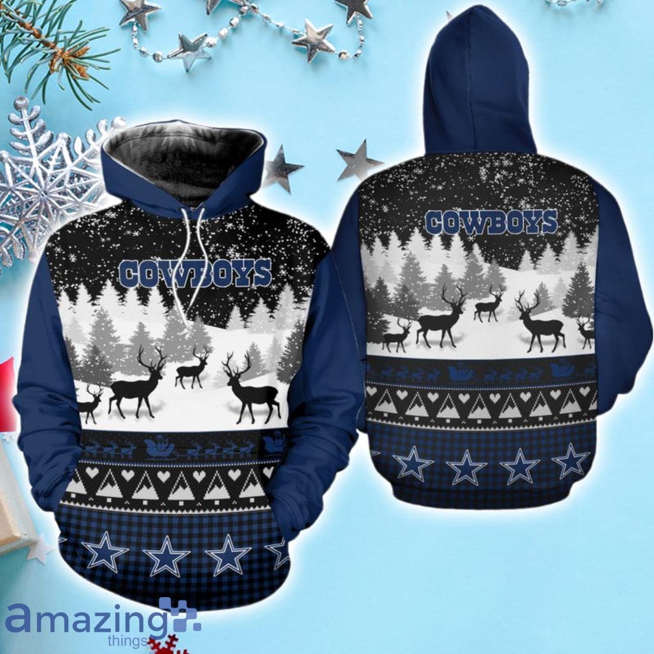 Dallas Cowboys Cool Christmas Hoodie in 2023  Dallas cowboys hoodie,  Christmas hoodies, Hoodies