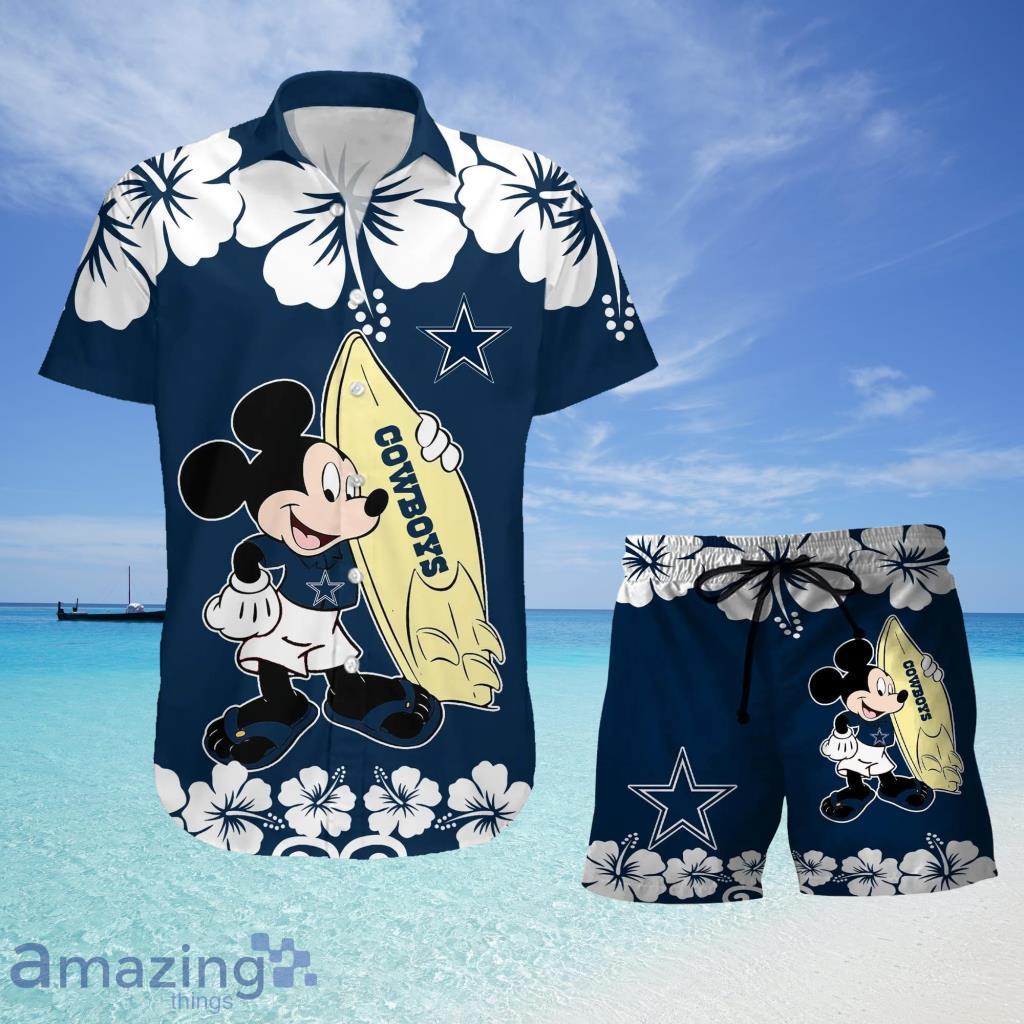 Dallas Cowboys Mickey Mouse Hawaiian Shirt, Dallas Cowboys Logo