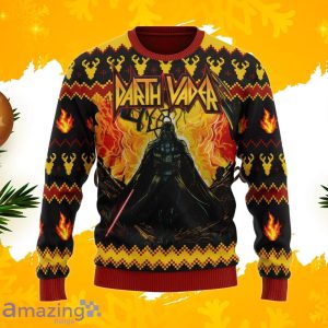 Darth Vader Rock Style Ugly Christmas Sweater For Men And Women Product Photo 1