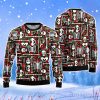 Day Of The Dead Dancing Skeleton Pattern Christmas Unisex Ugly Sweater
