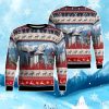Delta Air Lines Lockheed L-1011-500 With Santa Over Los Angeles Ugly Christmas Sweater