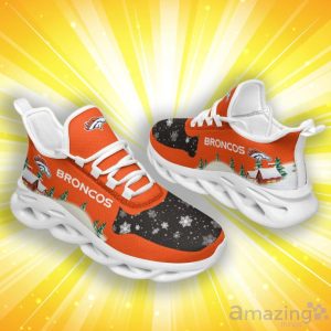 Denver Broncos Christmas Pattern Print Special Style Max Soul Shoes Product Photo 2