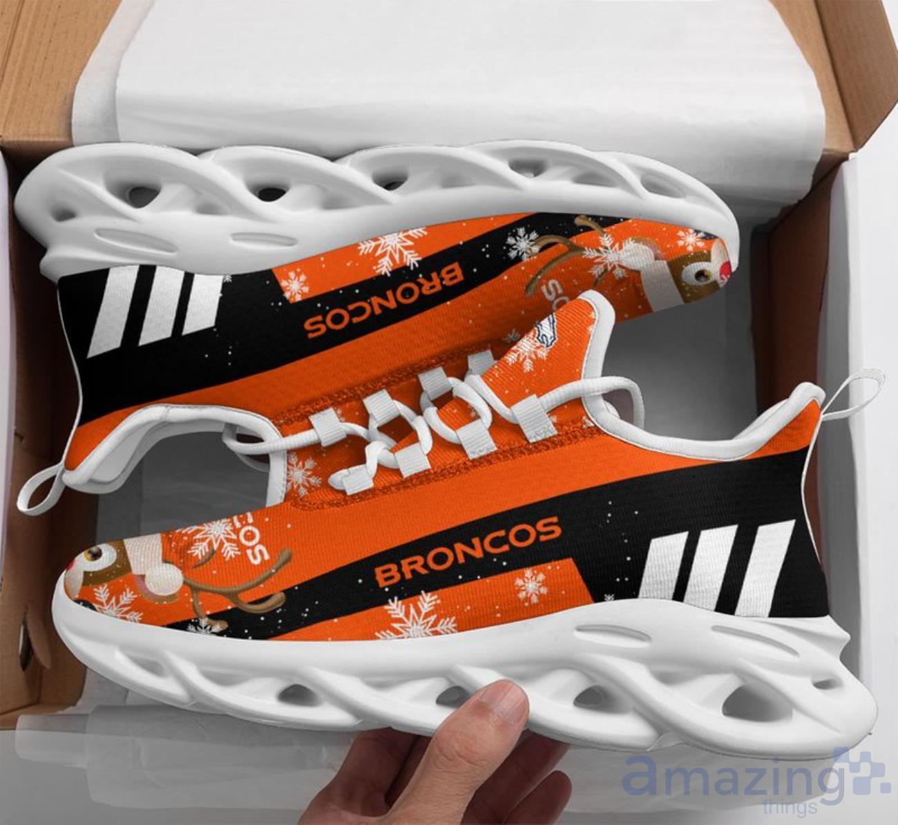 Denver Broncos Christmas Reindeer Special Style Max Soul Shoes image Denver Broncos Christmas Reindeer Special Style Max Soul Shoes Product Photo 1