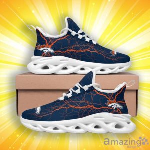 Denver Broncos Lightning Pattern Max Soul Shoes Product Photo 2