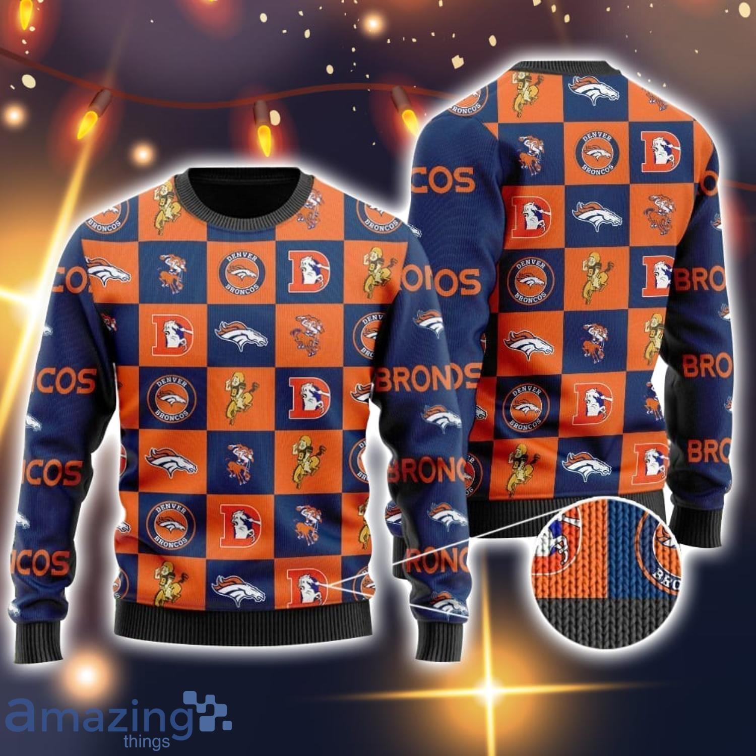 Broncos Checkered Morsey Sweatshirt 2T