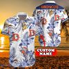 Denver Broncos Logo History NFL Teams Tropical Beach Hawaiian Shirt
