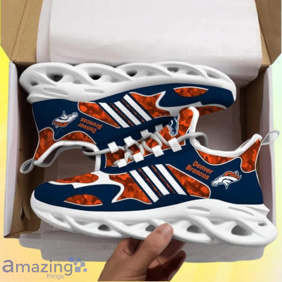 Custom Yeezy Running Shoes For Men Women Denver Broncos NFL