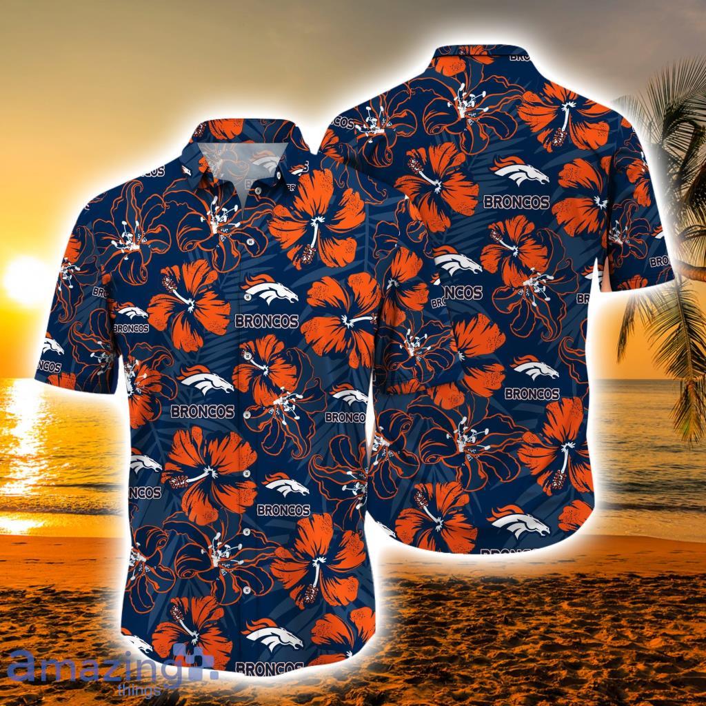 Denver Broncos NFL Sport Team US Flag Hawaiian Shirt And Shorts