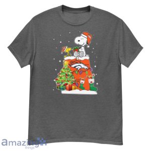 Denver Broncos Snoopy & Woodstock Christmas Shirt image Denver Broncos Snoopy & Woodstock Christmas Shirt Product Photo 2