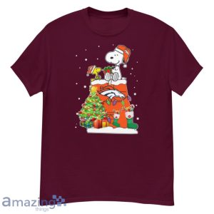 Denver Broncos Snoopy & Woodstock Christmas Shirt image Denver Broncos Snoopy & Woodstock Christmas Shirt Product Photo 3