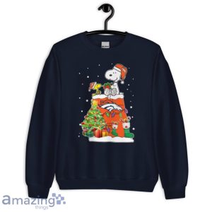 Denver Broncos Snoopy & Woodstock Christmas Shirt image Denver Broncos Snoopy & Woodstock Christmas Shirt Product Photo 6