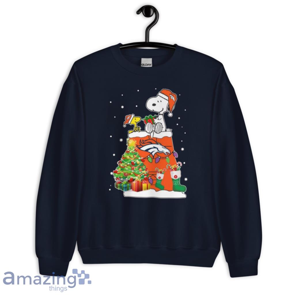 Denver Broncos Snoopy & Woodstock Christmas Shirt image Denver Broncos Snoopy & Woodstock Christmas Shirt Product Photo 6