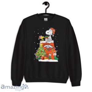 Denver Broncos Snoopy & Woodstock Christmas Shirt image Denver Broncos Snoopy & Woodstock Christmas Shirt Product Photo 7