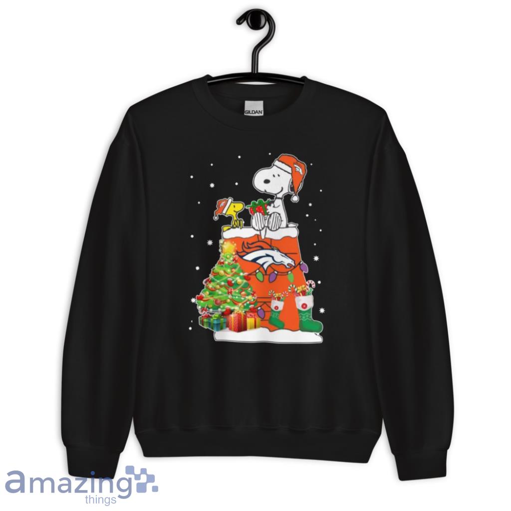 Denver Broncos Snoopy & Woodstock Christmas Shirt image Denver Broncos Snoopy & Woodstock Christmas Shirt Product Photo 7