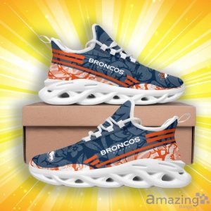 Denver Broncos Tropical Flowers Max Soul Shoes Product Photo 2
