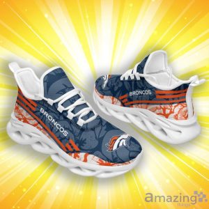 Denver Broncos Tropical Flowers Max Soul Shoes Product Photo 1
