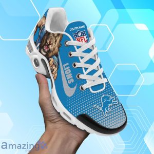 Detroit Lions Air Cushion Sport Shoes With Custom Name Product Photo 2