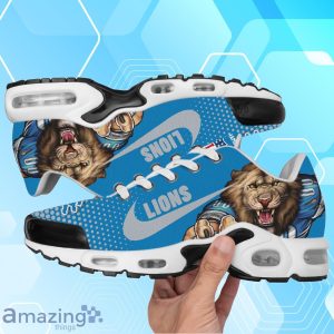 Detroit Lions Air Cushion Sport Shoes With Custom Name Product Photo 1