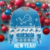 Detroit Lions Christmas Gift 3D Ugly Christmas Sweater Christmas Holiday Family Gift