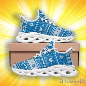 Detroit Lions Christmas Patterns Max Soul Shoes image Detroit Lions Christmas Patterns Max Soul Shoes Product Photo 4