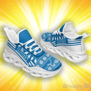 Detroit Lions Christmas Santa Claus Special Style Max Soul Shoes Product Photo 2