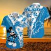 Detroit Lions NFL Mickey Tropical Hawaiian Shirt