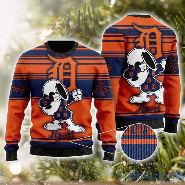 Personalized Detroit Tigers Football Team Logo Ugly Sweater - T