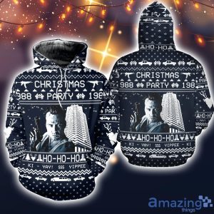 Die Hard Christmas Party Ho Ho Ho 3D All Over Printed Ugly Christmas Sweater Sweatshirt Hoodie Christmas Gift Product Photo 3