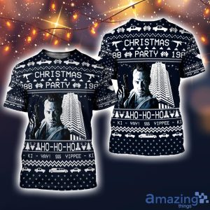 Die Hard Christmas Party Ho Ho Ho 3D All Over Printed Ugly Christmas Sweater Sweatshirt Hoodie Christmas Gift Product Photo 5