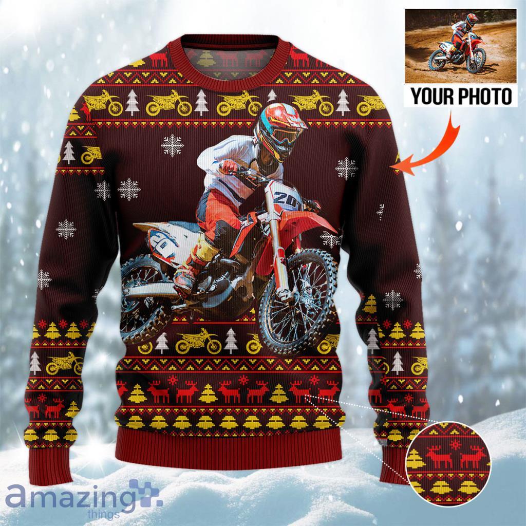 Dirt bike 2024 christmas sweater