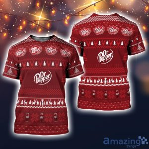 Dr Pepper Drink 3D All Over Printed Ugly Christmas Sweater Sweatshirt Hoodie Christmas Gift Product Photo 4