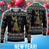 Dragon And Christmas Tree Ugly Sweater Unisex Gift