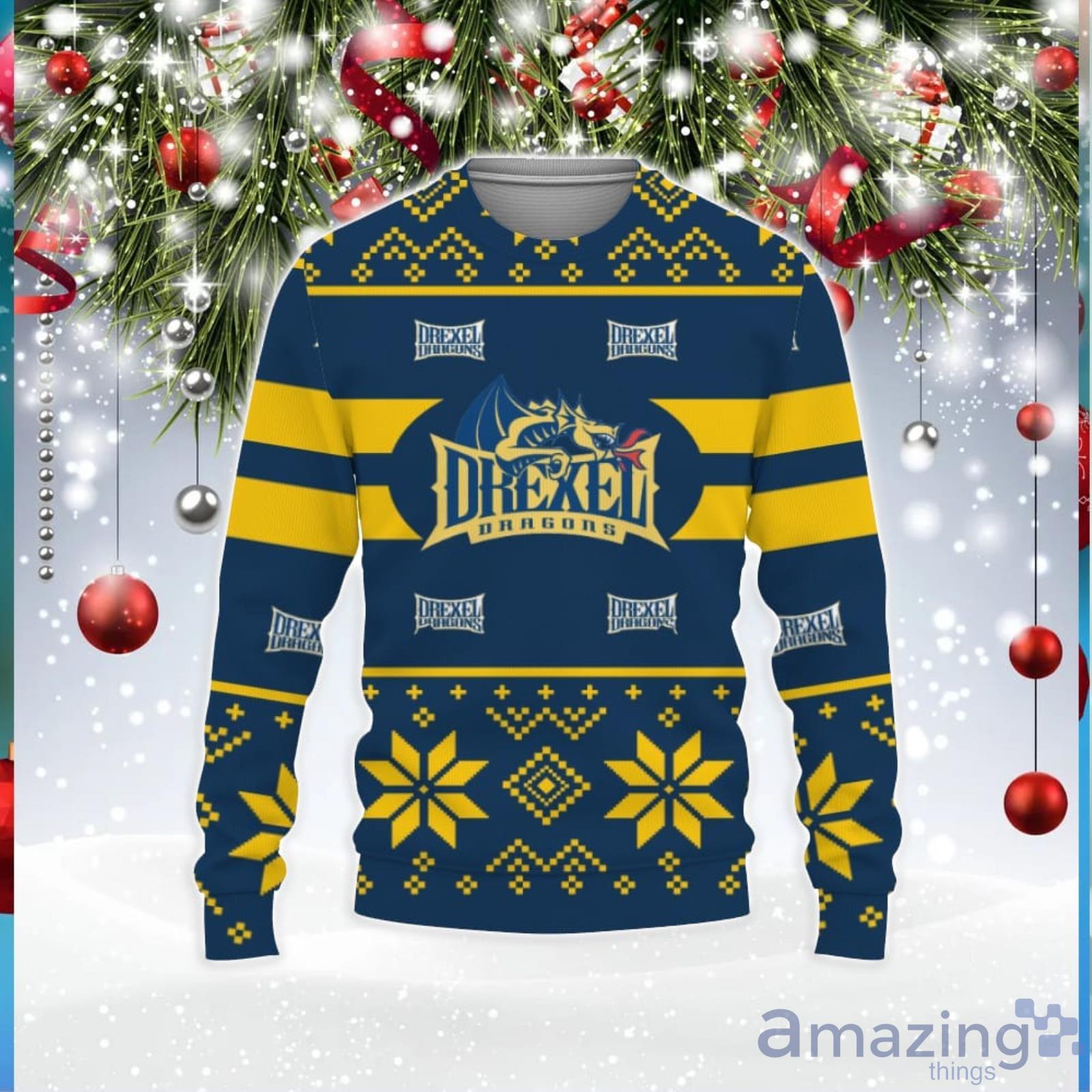 Drexel Dragons Custom New Uniforms For Fan Gear 3D Sweater Unisex Christmas Gift image Drexel Dragons Custom New Uniforms For Fan Gear 3D Sweater Unisex Christmas Gift Product Photo 1
