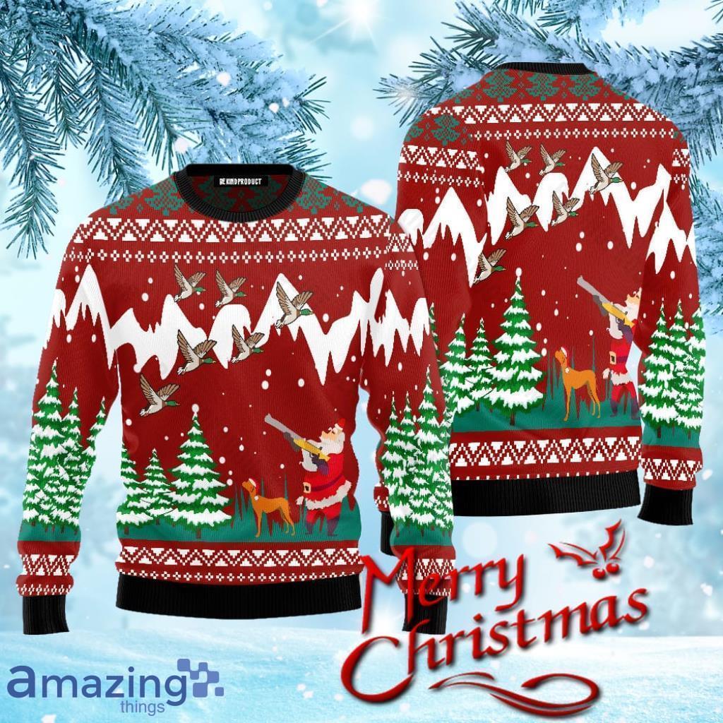 Duck hunting ugly christmas on sale sweater