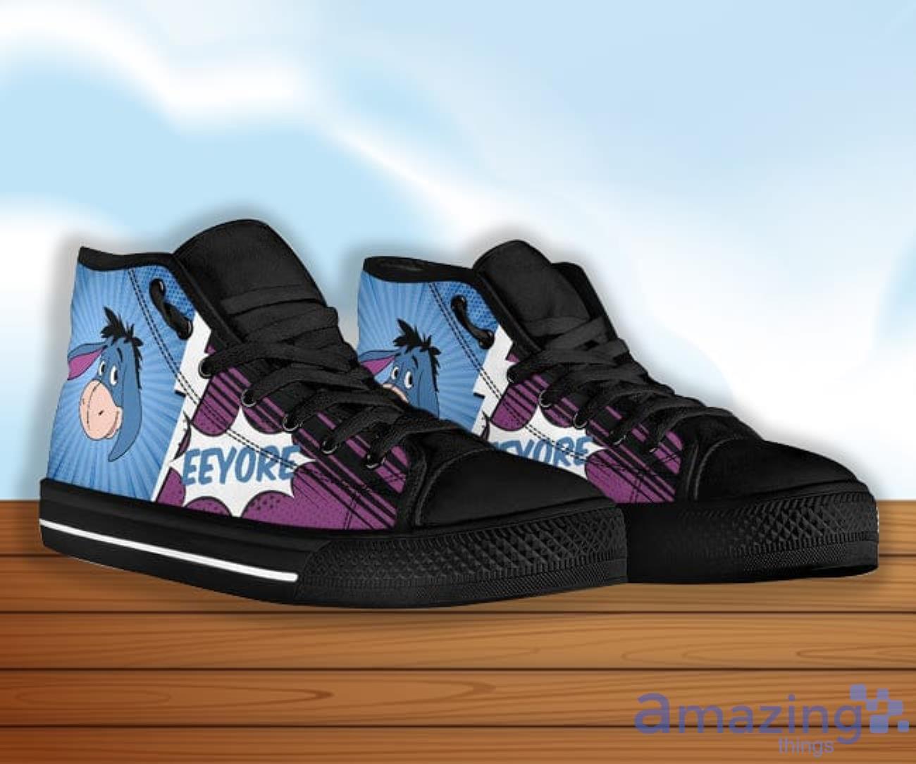 Eeyore Sneakers Winnie The Pooh High Top Shoes Style Sneakers For Men Women image Eeyore Sneakers Winnie The Pooh High Top Shoes Style Sneakers For Men Women Product Photo 2