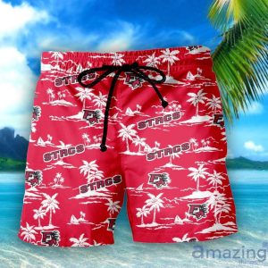 Fairfield Stags 3D Tropical Pattern Coconut Tree Hawaiian Shirt And Shorts image Fairfield Stags 3D Tropical Pattern Coconut Tree Hawaiian Shirt And Shorts Product Photo 2
