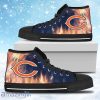 Fighting Like Fire Chicago Bears High Top Shoes Gift For Big Fans