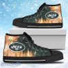Fighting Like Fire New York Jets High Top Shoes Gift For Big Fans