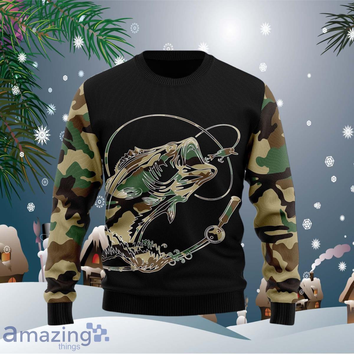 Fishing Dad Ugly Christmas Sweater Men And Women Gift For