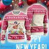Flamingo Playing Guitar Pink Ugly Christmas Sweater Perfect For Christmas Party