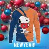 Flint Firebirds Snoopy Cute Heart American Sports Team Sweatshirt 3D Sweater Unisex Christmas Gift