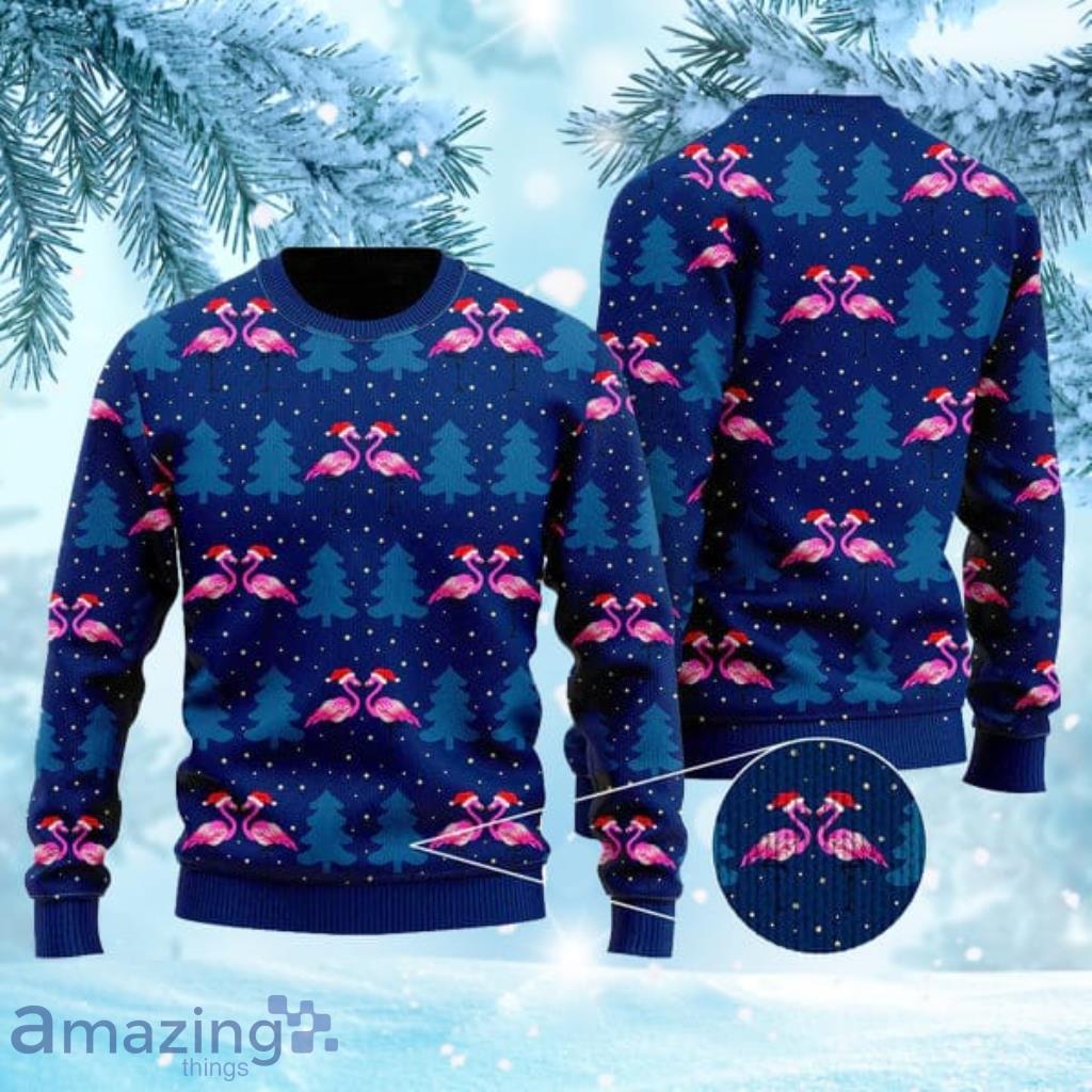 Flocking Around The Christmas Tree Ugly Christmas Sweater Gift Knitting Sweater image Flocking Around The Christmas Tree Ugly Christmas Sweater Gift Knitting Sweater Product Photo 1