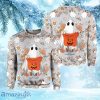 Floral Ghost Halloween Christmas Ugly Sweater 3D Gift Halloween