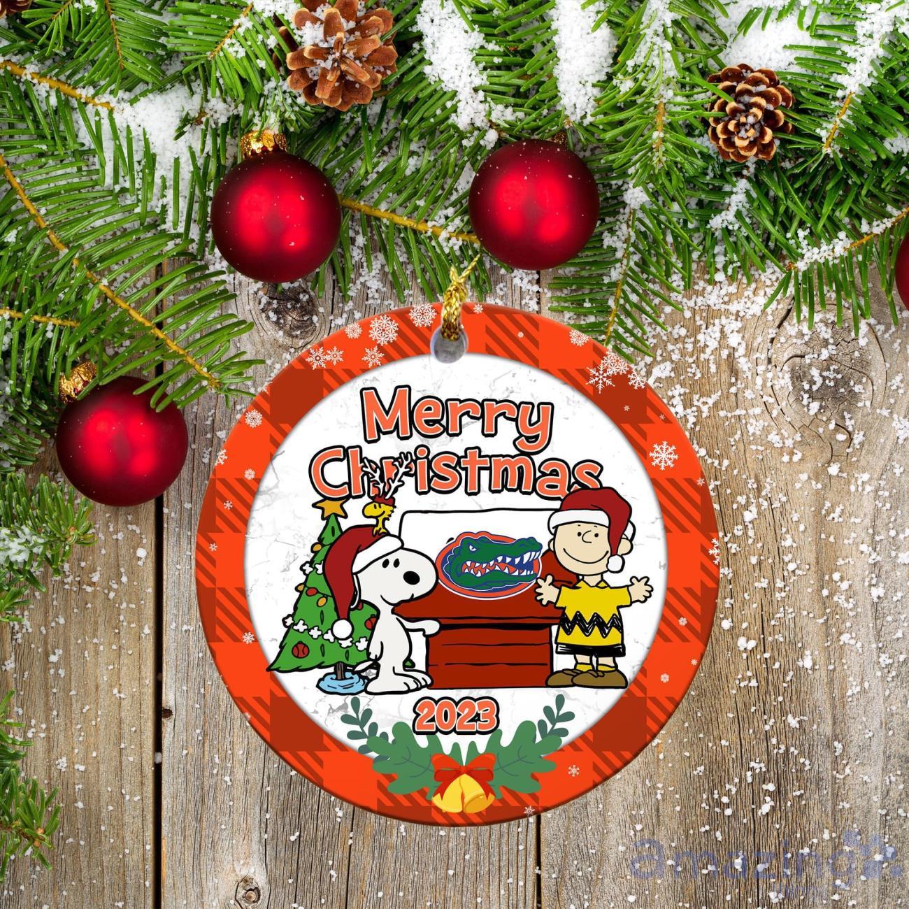 Florida Gators Ceramic Ornament Snoopy Christmas Special Gift Product Photo 1