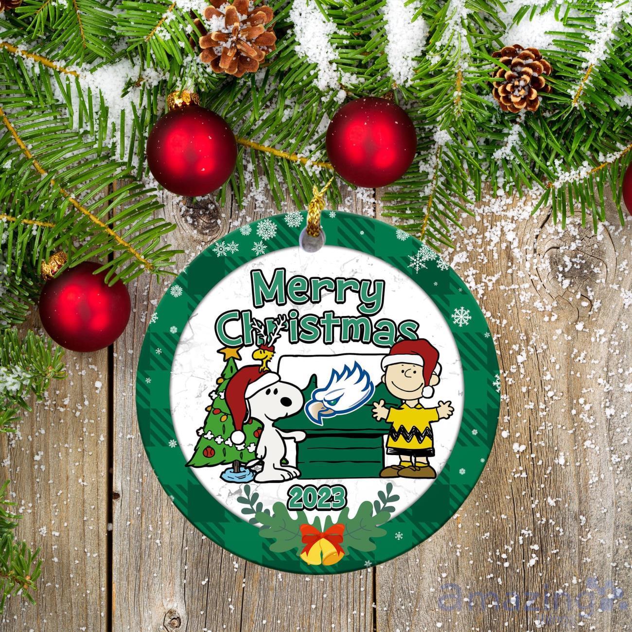 Florida Gulf Coast Eagles Ceramic Ornament Snoopy Christmas Special Gift Product Photo 1