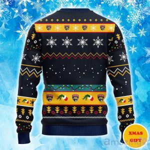 Florida Panthers 12 Grinch Xmas Day Christmas Ugly Sweater Product Photo 2