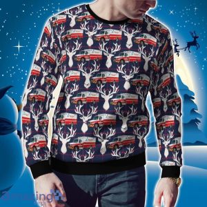 Florida Pasco County Fire Rescue Christmas AOP Ugly Sweater Christmas Gift Ideas Product Photo 2