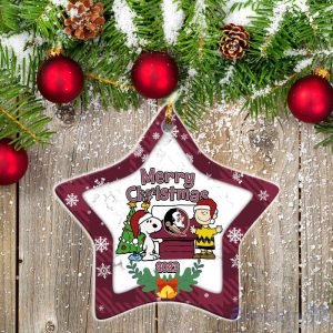 Florida State Seminoles Ceramic Ornament Snoopy Christmas Special Gift Product Photo 2